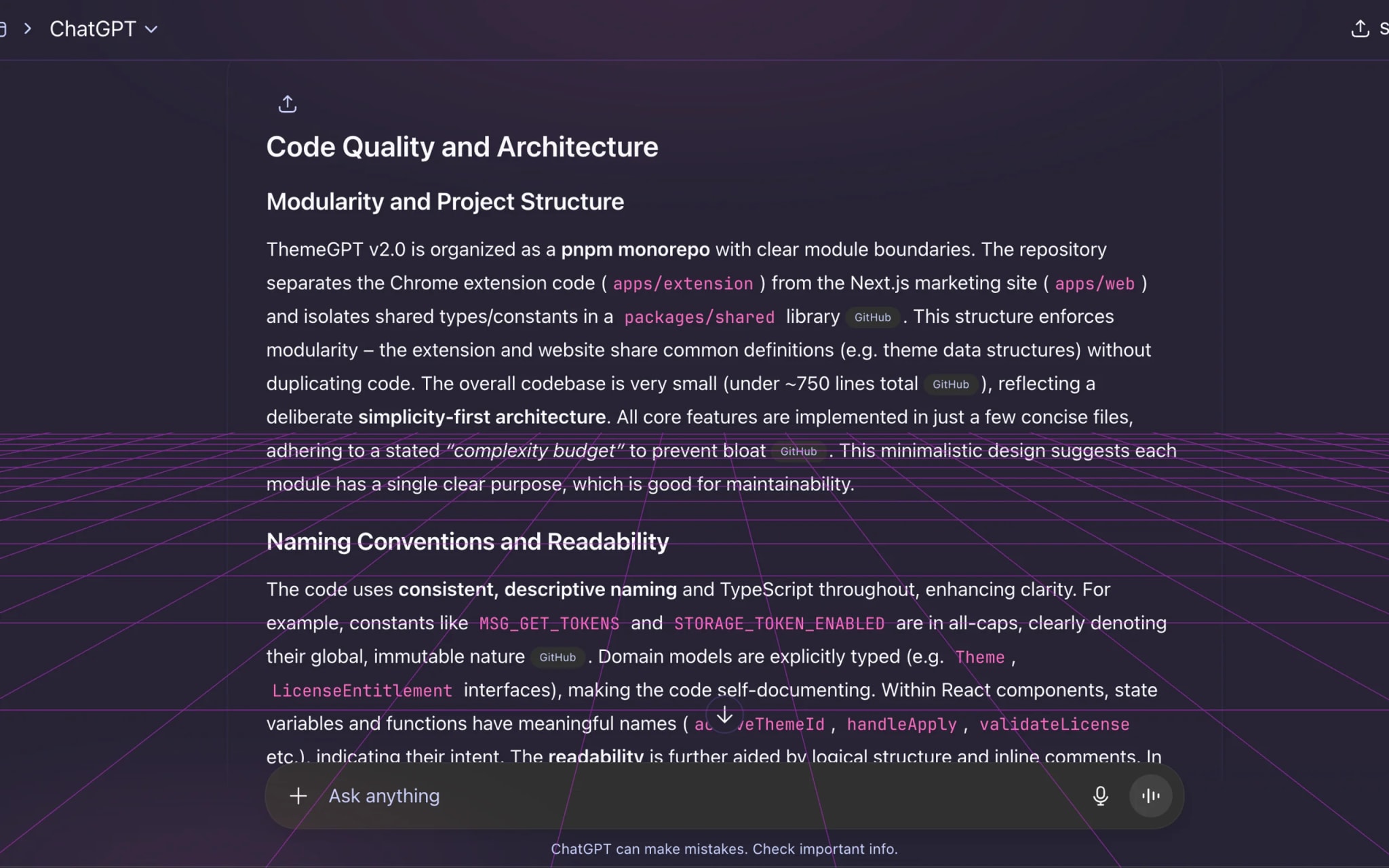 Synth Wave content view