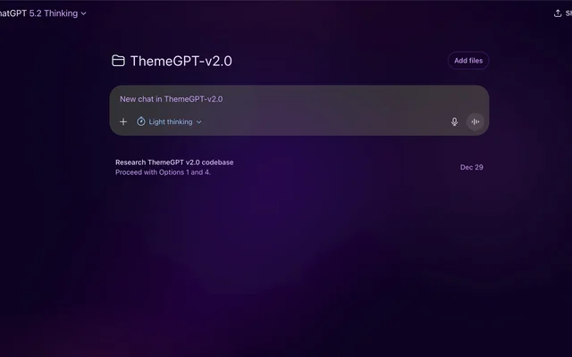 Electric Dreams home screen