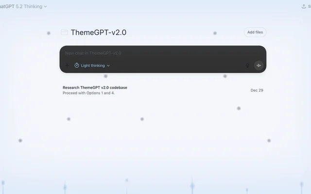 Frosted Windowpane home screen