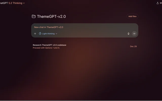 Sunset Blaze home screen